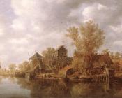 扬 范 戈因 : Village at the River